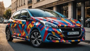 Peugeot 208 personnalisée : protégez et sublimez votre voiture avec le covering