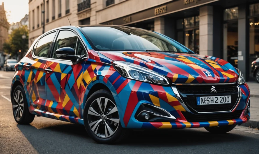 Peugeot 208 personnalisée : protégez et sublimez votre voiture avec le covering